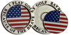 Stars and Stripes Metal Ball Marker